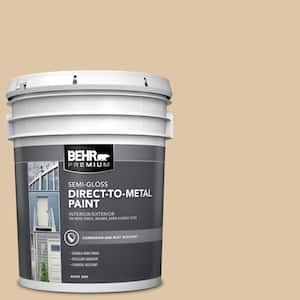 5 gal. #PPU4-13 Sand Motif Semi-Gloss Direct to Metal Interior/Exterior Paint