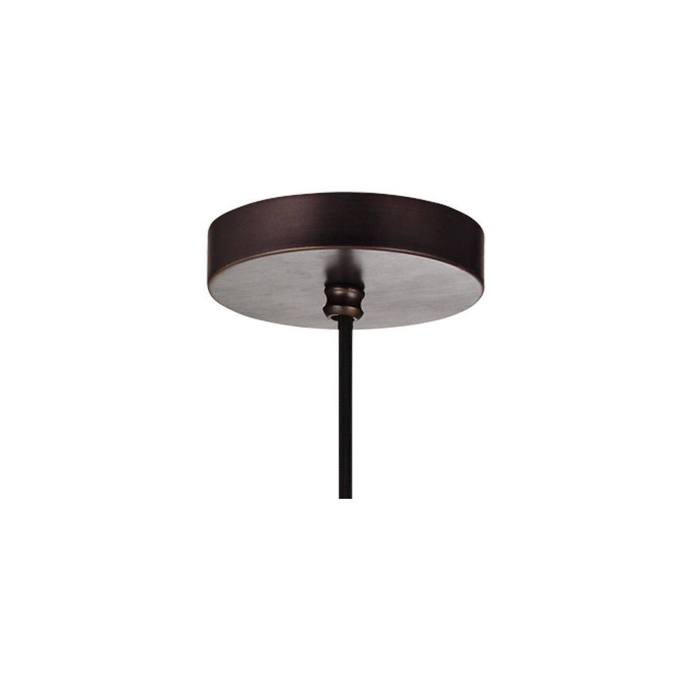 Doyle Oil Rubbed Bronze Mini Globe Pendant with Clear Glass Shade