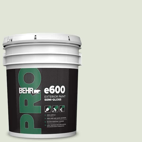 BEHR PRO 5 gal. #S390-1 Sounds of Nature Semi-Gloss Exterior Paint
