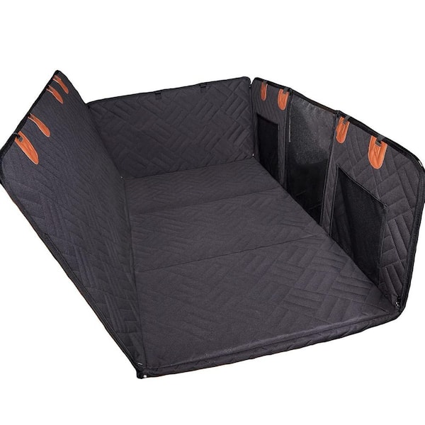 Unbranded Universal Dog Car Seat Cover with Hard Bottom, Waterproof and Non-Slip Design