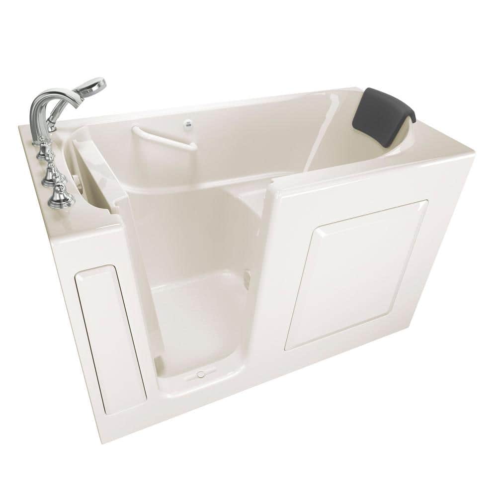 Gelcoat Premium Series 60 in. x 30 in. Left Hand Drain Walk-in Soaking Bath