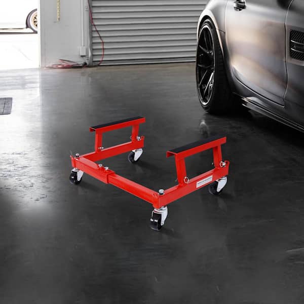 Tatayosi 1500 lbs. ATV Motorcycle Engine Cradle Dolly in Red P-DJ