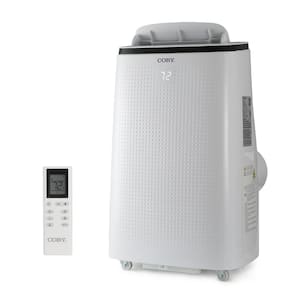CBPAC 10800(DOE) BTU Portable Air Conditioner 775 Sq. Ft. with Heater and Dehumidifier with Remote in White