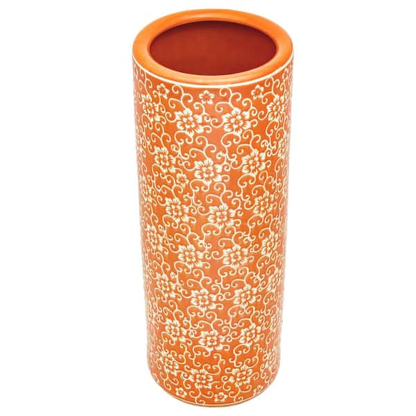 https://images.thdstatic.com/productImages/24c782dd-4098-4ada-8b17-71929bc1d8cb/svn/orange-oriental-furniture-vases-bw-umbr-wfo-4f_600.jpg