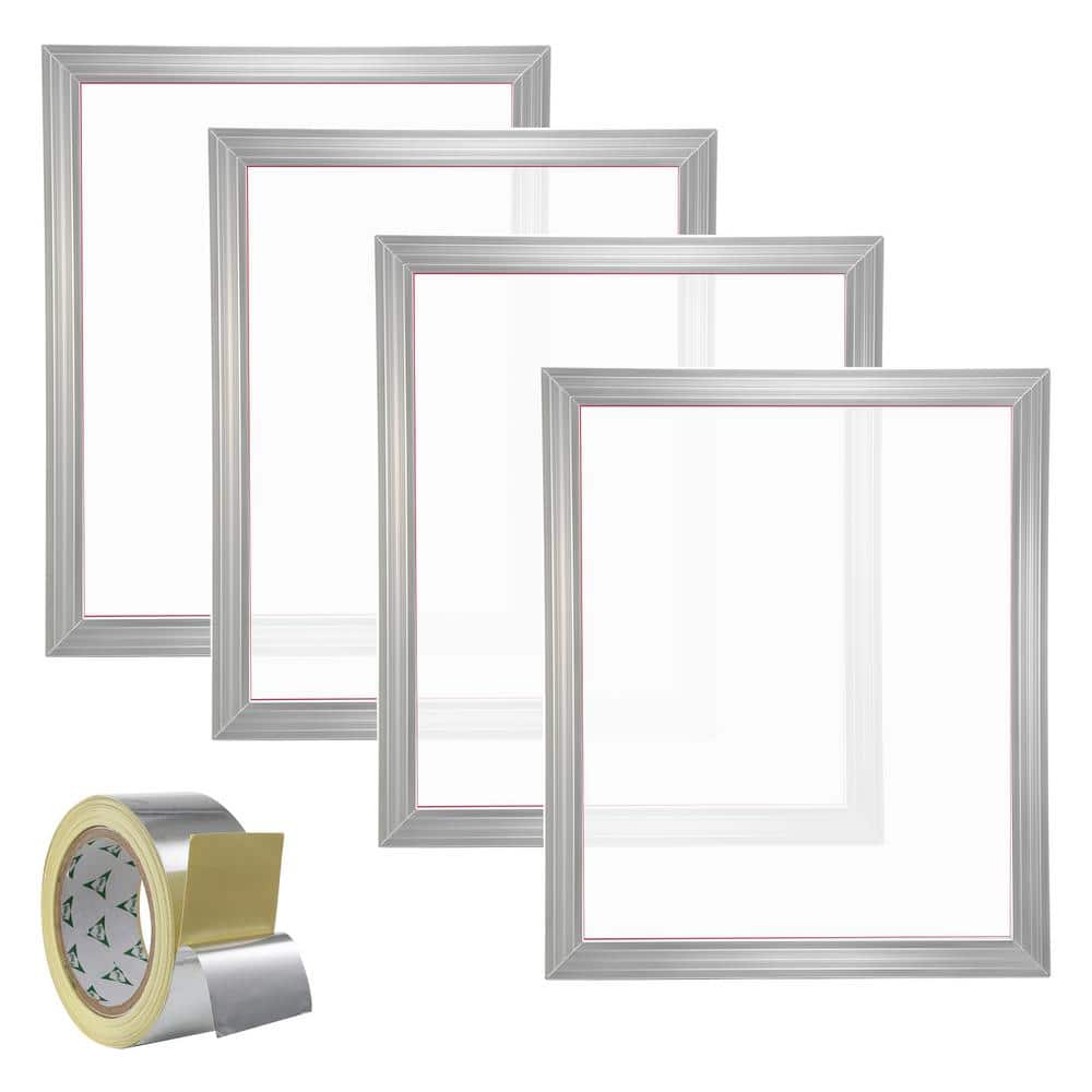 Screen Printing Kit, 4 Aluminum Silk Screen Frames 20 in. x 24 in. w/355 Mesh, High Tension Nylon Mesh and Sealing Tape price history on PriceWatchPro