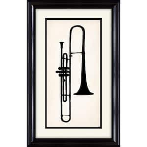 13 1/4 in. x 19 1/4 in. "Trumpet" Framed Wall Art