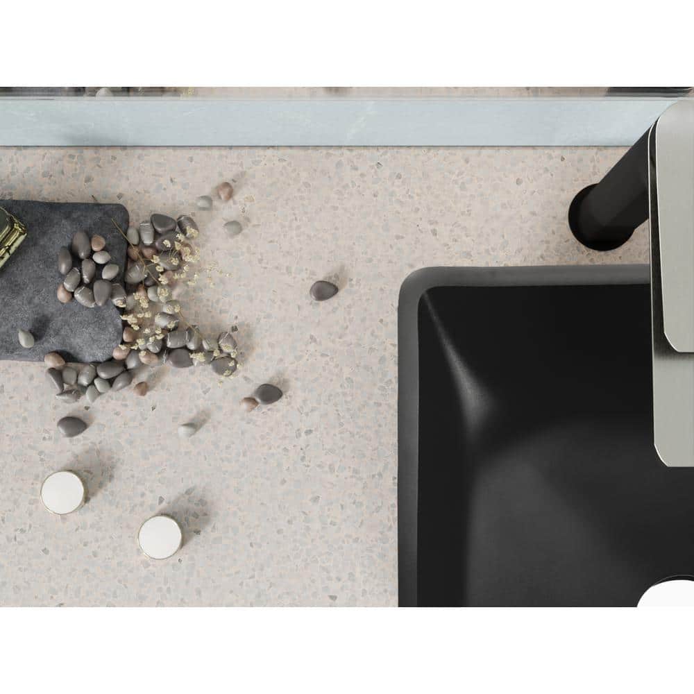 Matte Black Square Glass Vessel Bathroom Sink