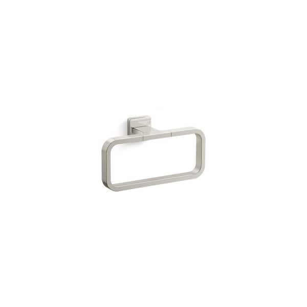 KOHLER Mavera Wall Mounted Towel Ring in Vibrant Polished Nickel