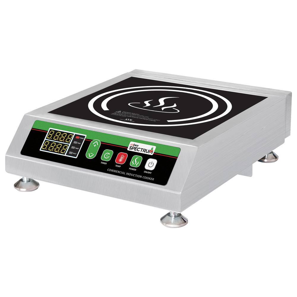 Single Burner 10.5 in. Silver Hot Plate