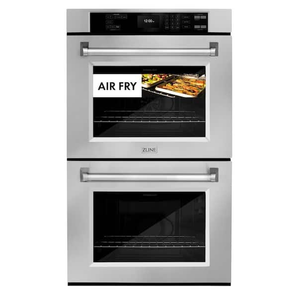 Professional 30 in. Double Electric Wall Oven with True Convection and Self Clean in Stainless Steel
