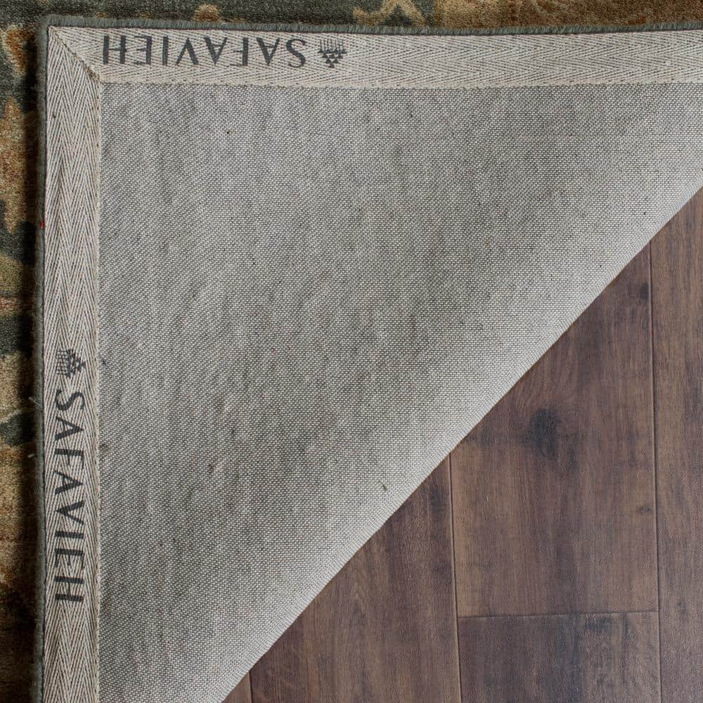 Handmade Teal Blue Wool 6' Square Tufted Area Rug