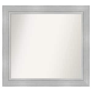 Romano Silver 41.25 in. x 38.25 in. Custom Non-Beveled Wood Framed Batthroom Vanity Wall Mirror