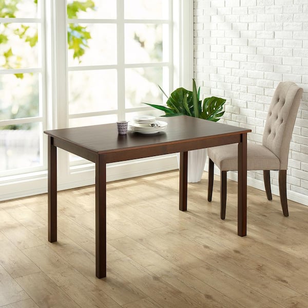 Espresso wood 2024 dining table