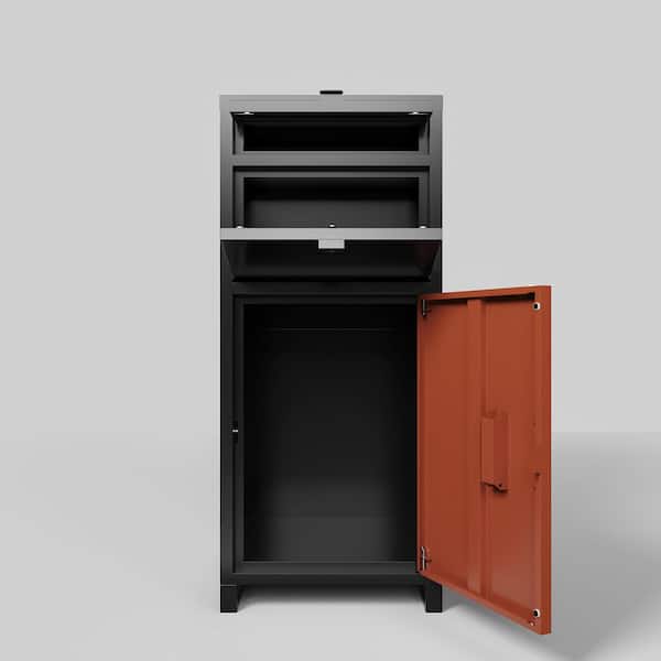 WTVWTV 36.6 in. x 15.75 in. x 15.75 in. Steel Outdoor Storage