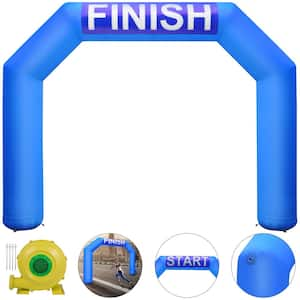 Inflatable Arch Blue 15.1 ft. W Hexagon Inflatable Arch with Blower Inflatable Archway for Outdoor Advertising Commerce