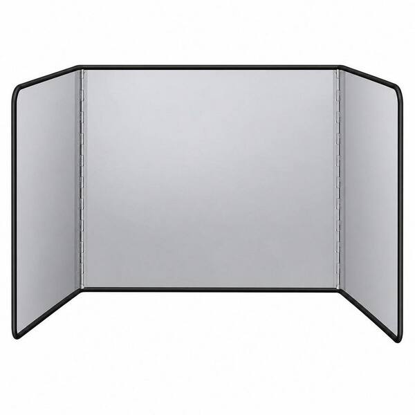 Trim Non-Stick 3-Sided [Foldable Grease Splatter Screen] for Frying Pan Stove Top Easy Clean