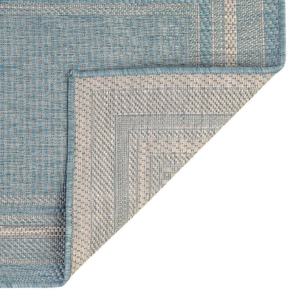 Aquamarine Outdoor Runner Rug - Easy Care & Stain Resistant