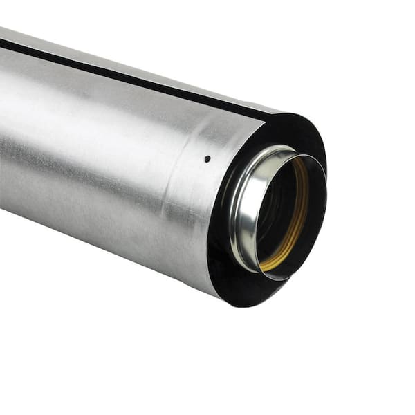 Adjustable Vent Length 3 x 5 in. Stainless Steel Concentric Vent for Indoor Tankless Gas Water Heaters
