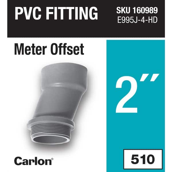 2 in. PVC Fitting - Meter Offset (Standard Fitting) (E995J-4-HD)