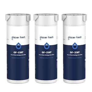 XWF Replacement for GE XWF Refrigerator Water Filter, 3 Pack