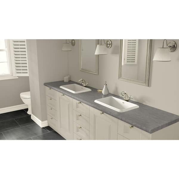4 ft. x 8 ft. Laminate Sheet in Silver Alchemy with Premium Textured Gloss Finish