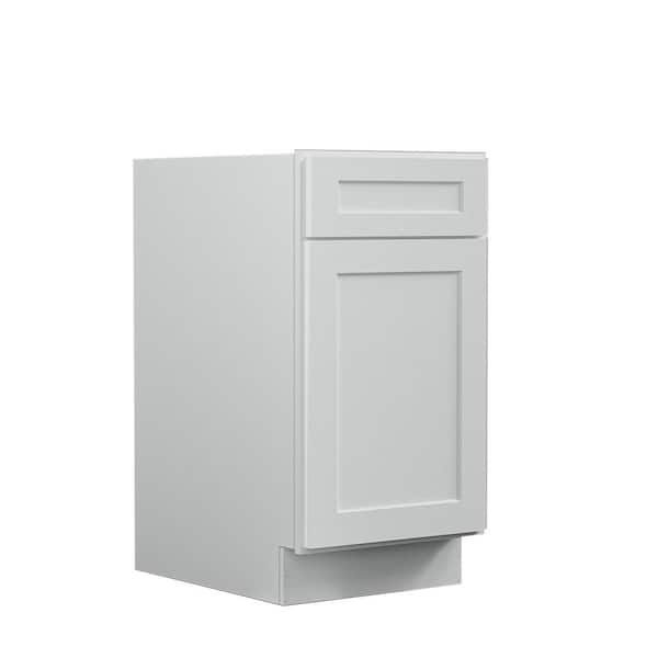 Hausvita 18 in. W x 24 in. D x 34.5 in. H Ready to Assemble Plywood Base Kitchen Cabinet in Shaker Dove