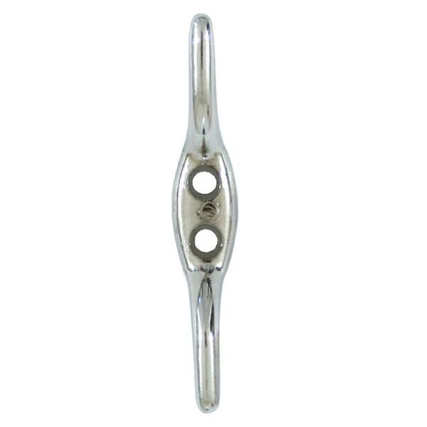 Everbilt 2-1/2 in. Nickel-Plated Rope Cleats (2-Pack)
