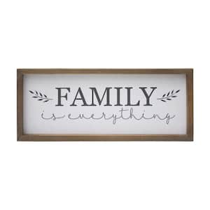 Family Is Everything Wall Decorative Sign Wood Framed