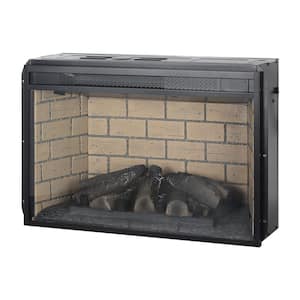 26 in. Infrared Quartz Heater Fireplace Insert