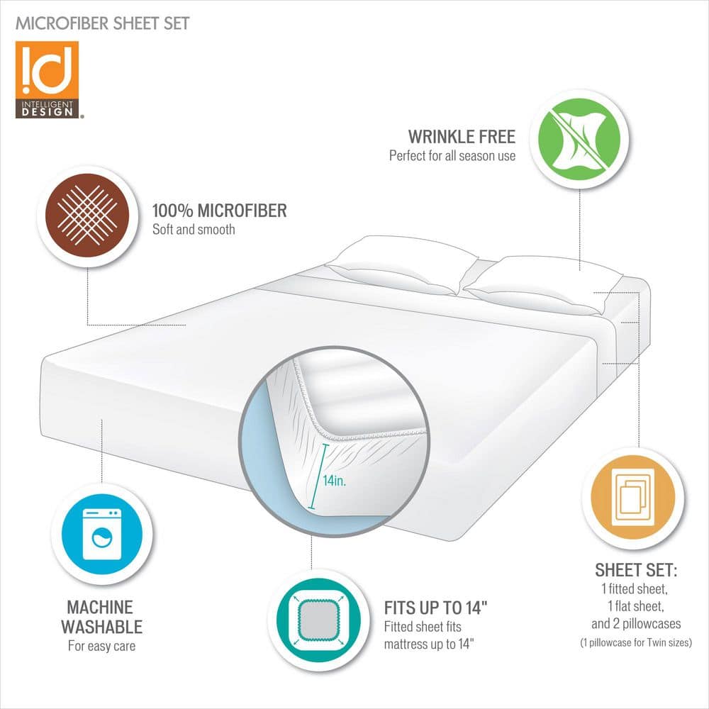 Lavender Full Microfiber All Season Sheet Set