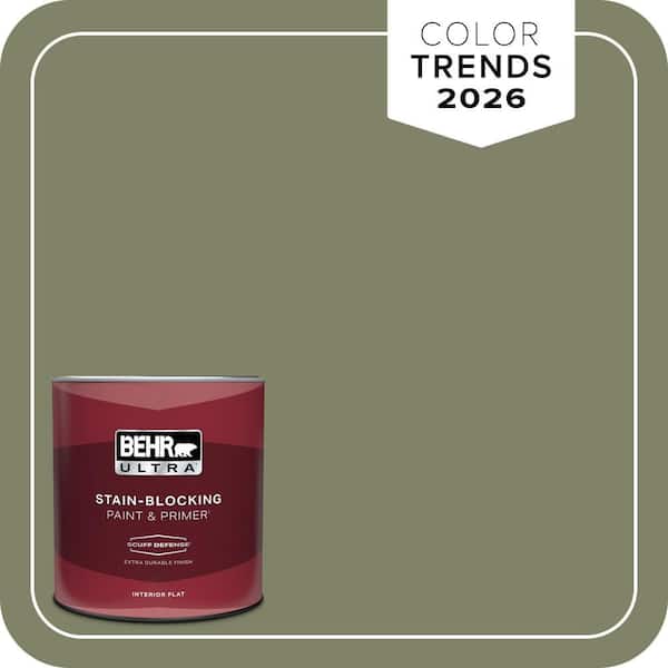 BEHR ULTRA 1 qt. #S380-6 Ecological Extra Durable Flat Interior Paint & Primer