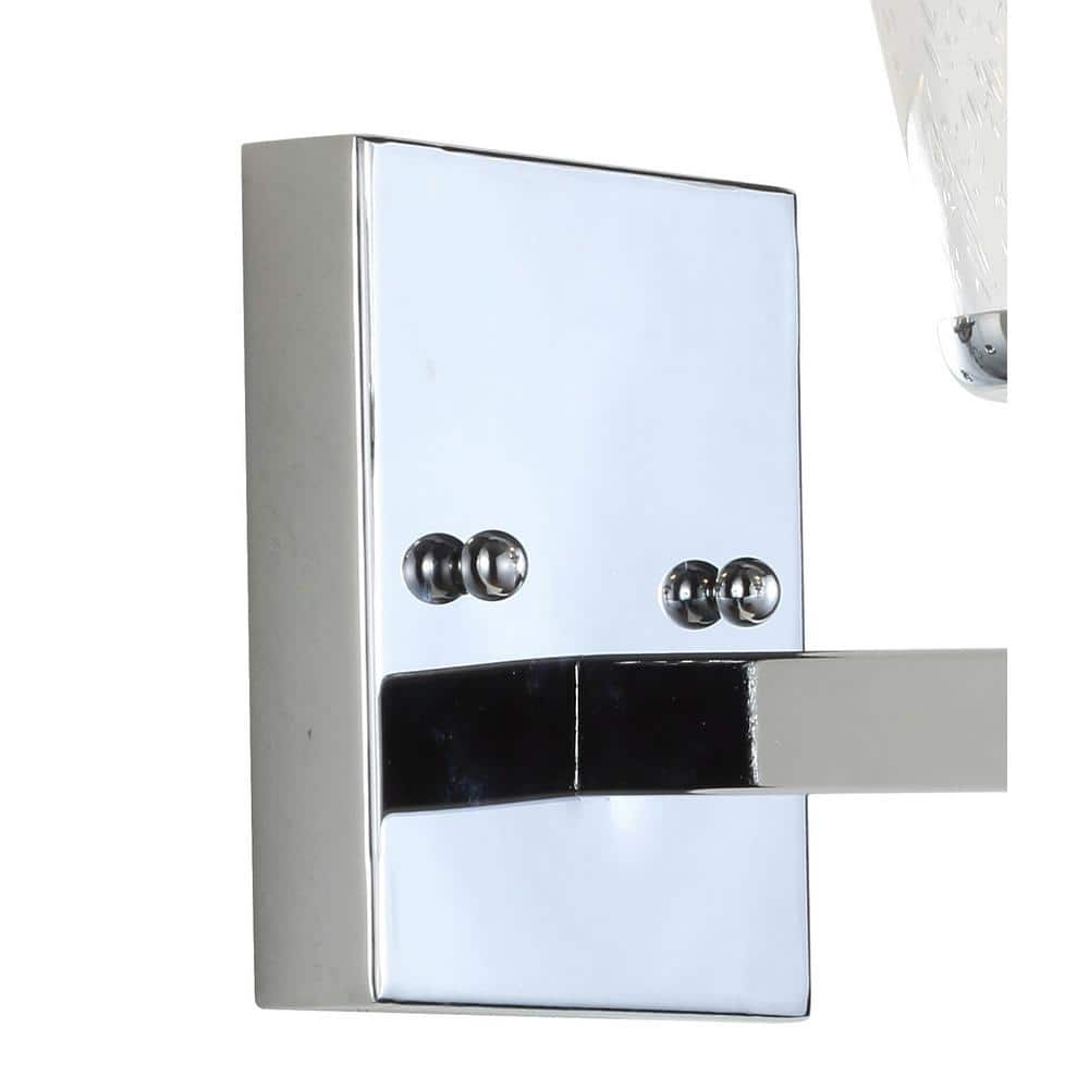 Marion 21" Polished Chrome 3-Light Vanity Sconce with Clear Glass