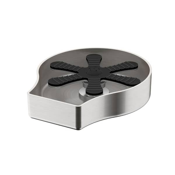Glass Rinser Kit for Kitchen Sink in Stainless Steel