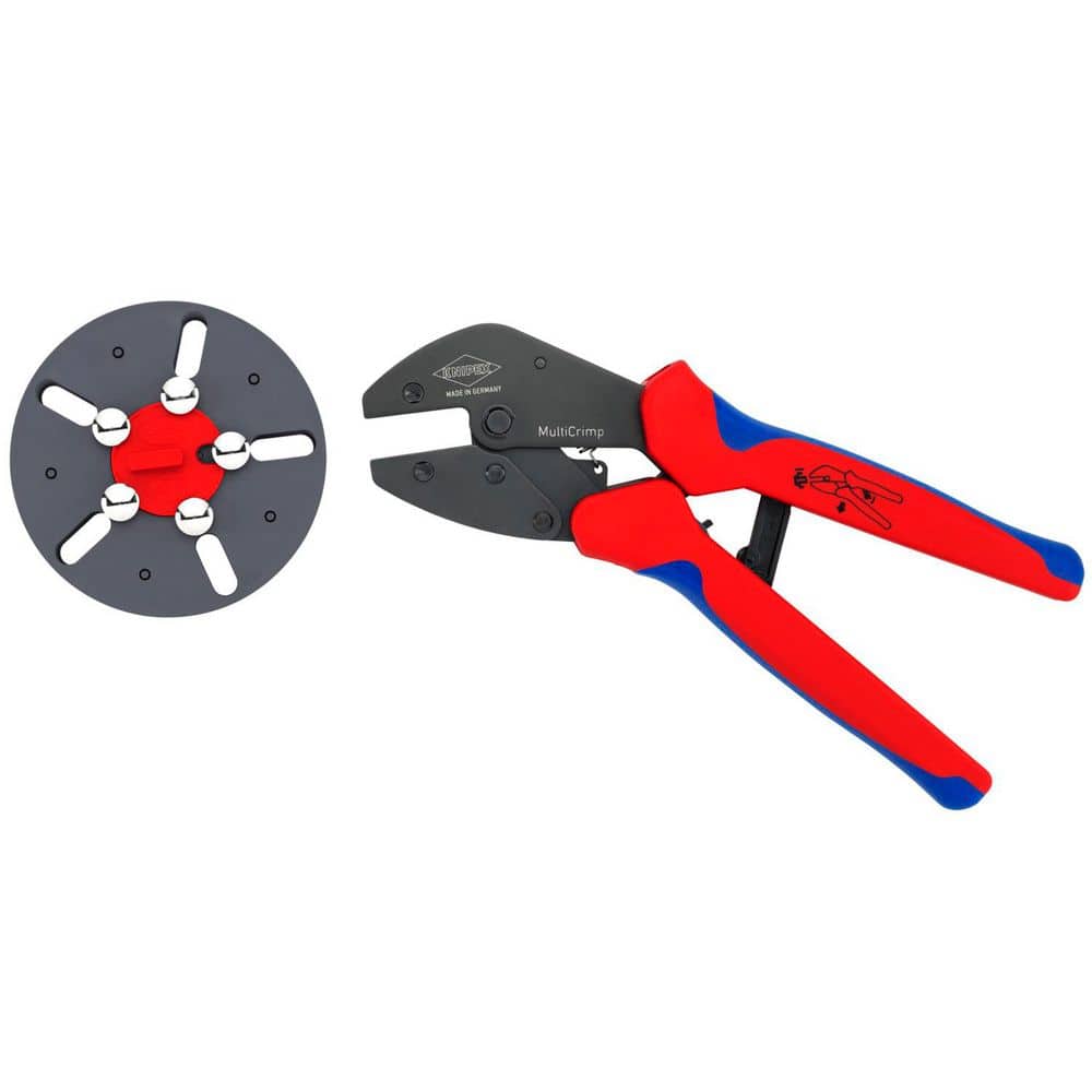 Knipex 9.25 in. MultiCrimp Crimping Pliers with Empty Magazine