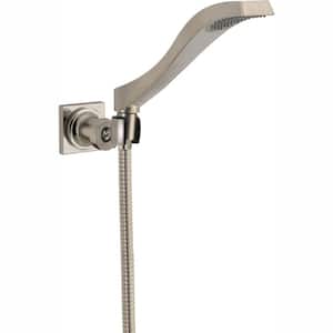 Dryden 1-Spray Patterns 1.75 GPM 2.5 in. Wall Mount Handheld Shower Head in Stainless