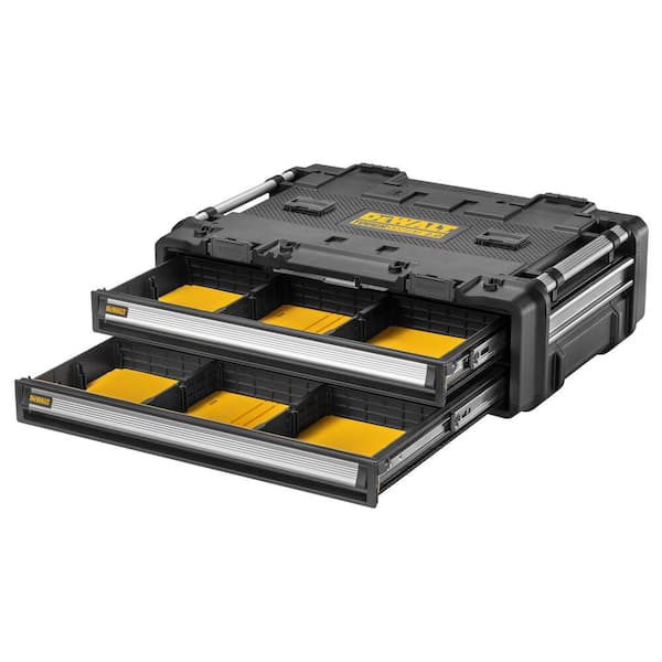 DEWALT - TOUGHSYSTEM 2.0 DxL 30 in. 2-Drawer Box, 30 in. Deep Drawer Box, 30 in. Dolly and 30 in. Worktop
