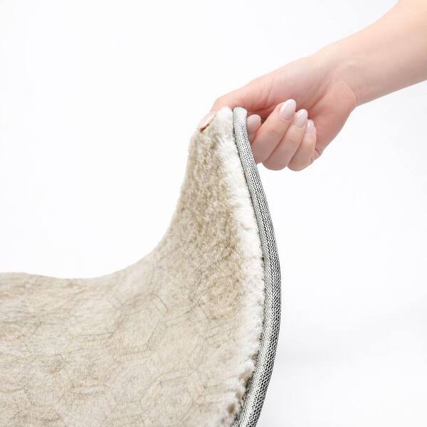 Dream Shag Premium Machine Washable Abstract ADS97 Ivory 10 ft. x 14 ft. Area Rug