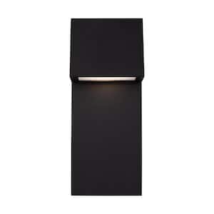Rocha Medium 1-Light Black LED Outdoor Wall Lantern Sconce (1-Pack)