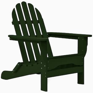 Icon Forest Green Non-Folding Plastic Adirondack Chair
