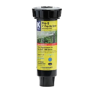 Pro S 4 in. with Stop Flow 15 ft. Full Circle Nozzle Pop Up Sprinkler