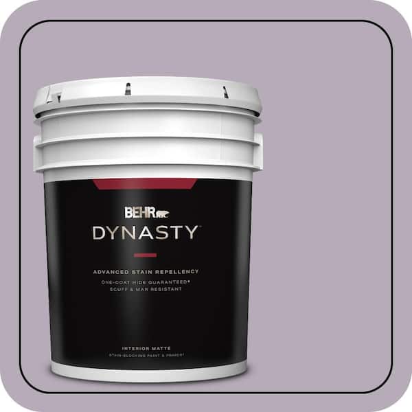 BEHR DYNASTY 5 gal. #MQ5-36 Audition One-Coat Hide Matte Interior Stain-Blocking Paint & Primer
