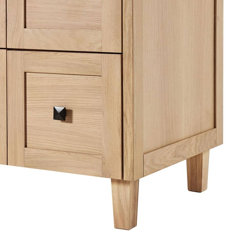 Monroe 60" Oak Freestanding Single Bathroom Vanity
