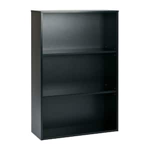 Prado Black Adjustable Open Bookcase