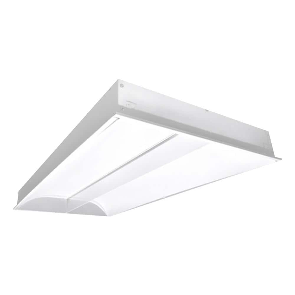 Cedar Hill 2x4 48 In X 24 In Modern Flush Mount Lighting Without   White Flush Mount Ceiling Lights 740500 64 1000 