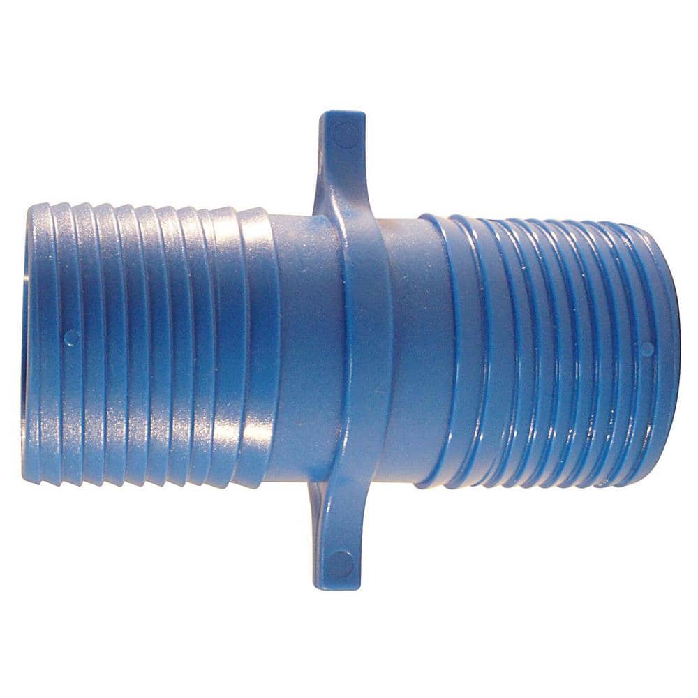 Apollo 1-1/2 in. Blue Polypropylene Twist-In Coupling