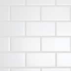 Restore 3 in. x 6 in. Ceramic Bright White Subway Tile (12.5 sq. ft. / Case)