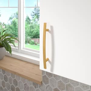 Padova Collection 5 1/16 in. (128 mm) Aurum Brushed Gold Transitional Rectangular Cabinet Bar Pull
