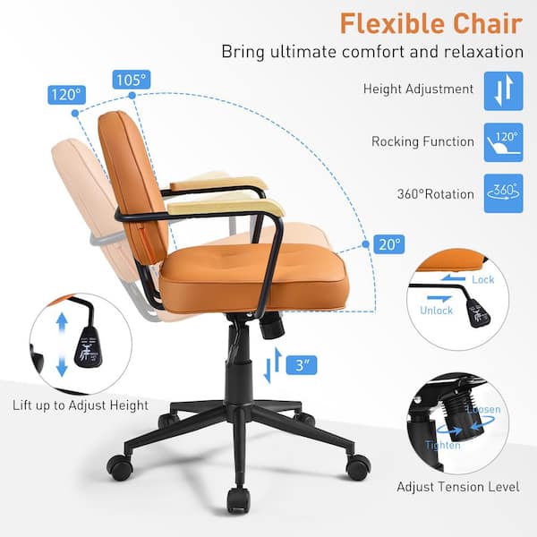 office chair with rotating armrest