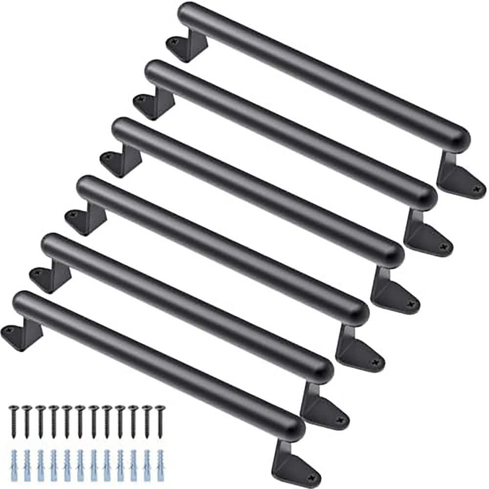 Black Metal Playground Safety Handles 6-Pack – Heavy-Duty Grab
