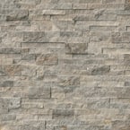 Trevi Gray Ledger Panel 6 in. x 24 in. Natural Travertine Wall Tile (10 cases / 60 sq. ft. / pallet)